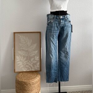 MOTHER Blue Boyfriend Jeans Relaxed Fit *NWT